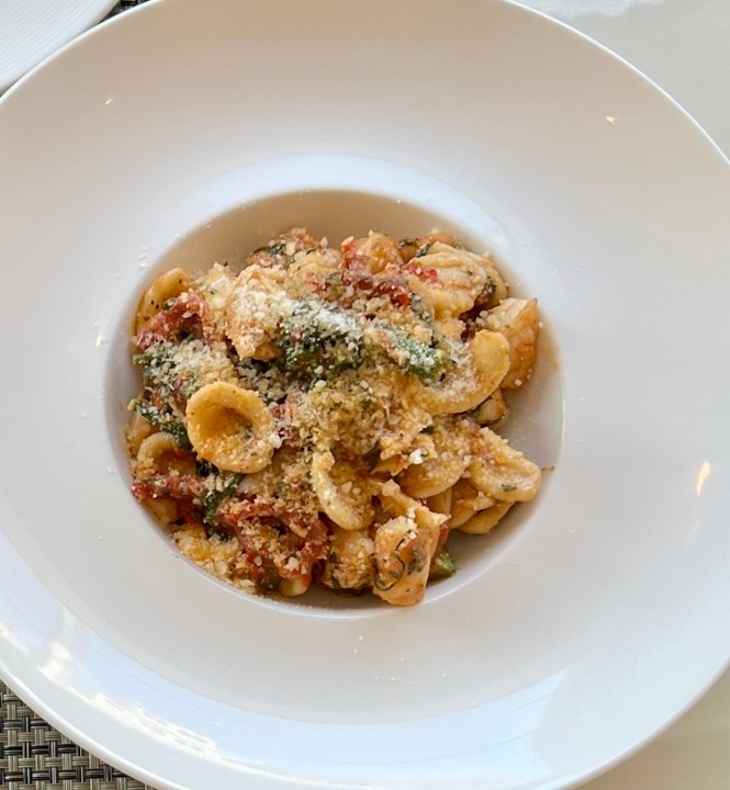 Orecchiette Shrimp Pasta