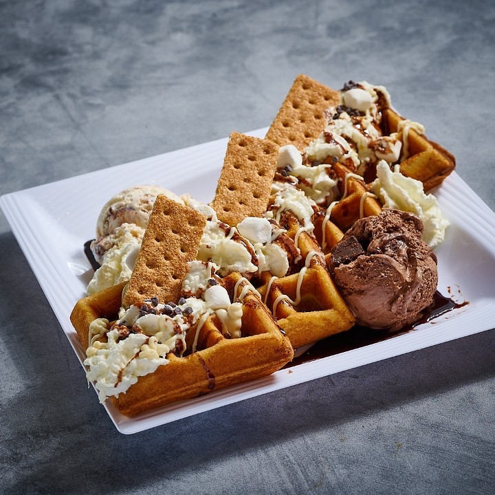 S'mores Waffle A' La Mode for 2