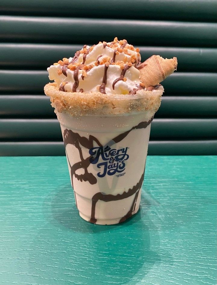 White Chocolate Hazelnut Milkshake