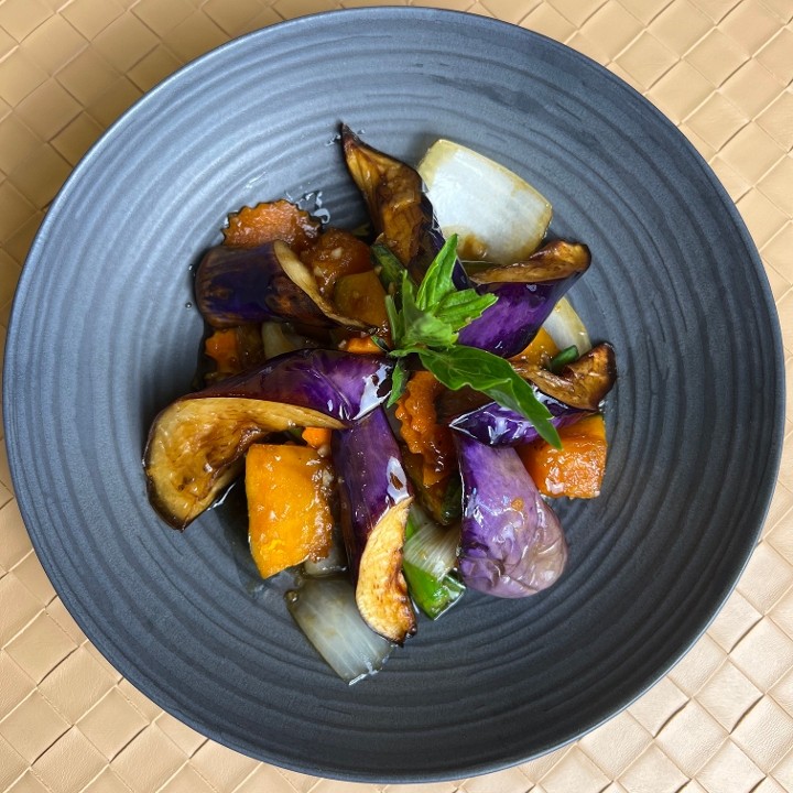 Pumpkin & Eggplant Stir-fry