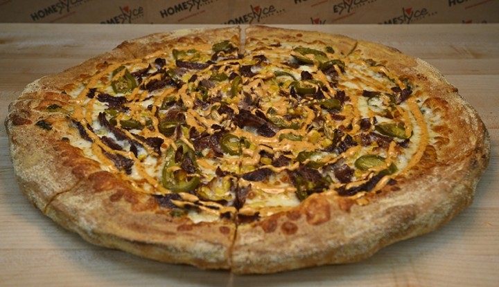 12" Philly Steak & Cheese Pizza