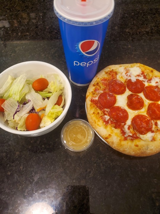 Personal Pizza (1)-Salad-Drink