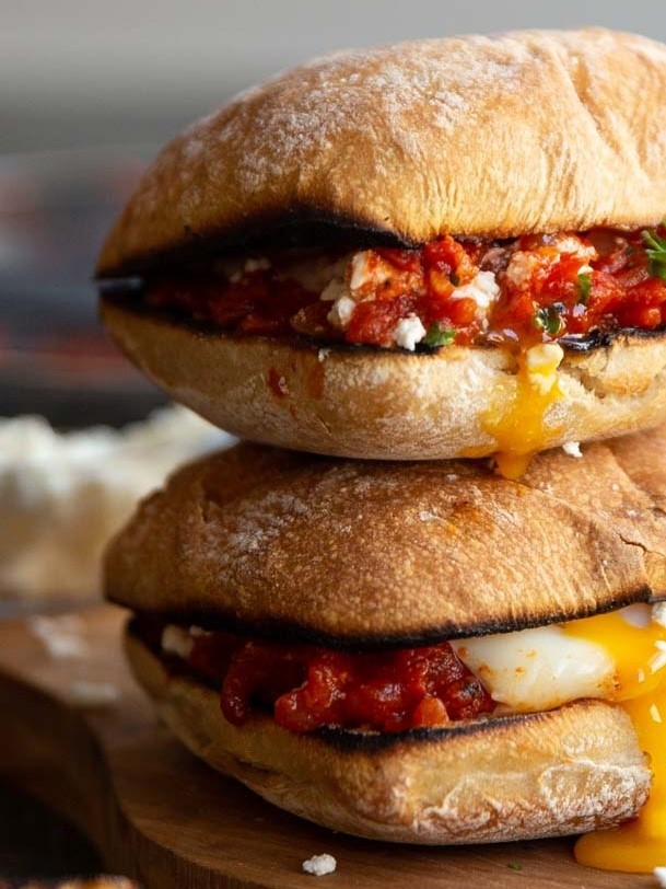 Artisan Israeli Shakshuka Sandwiches