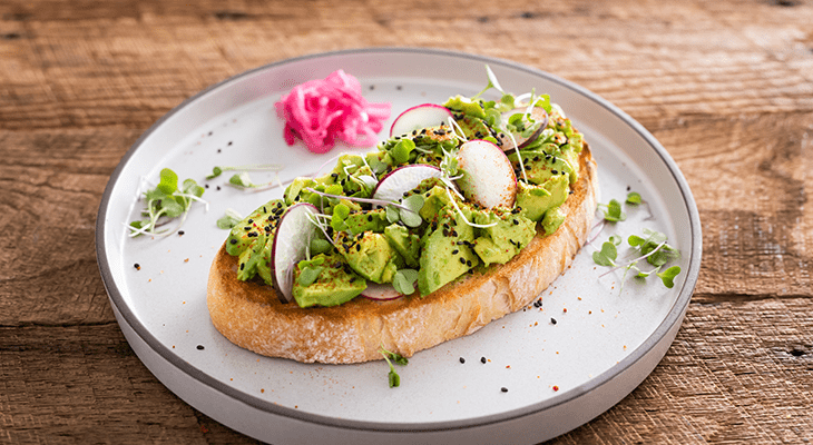 Avocado Smash Open Toast