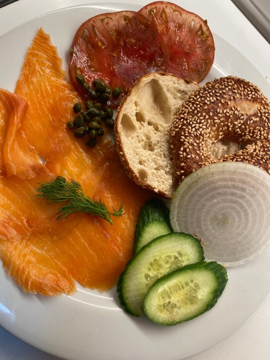 Bagel & Lox Open Face