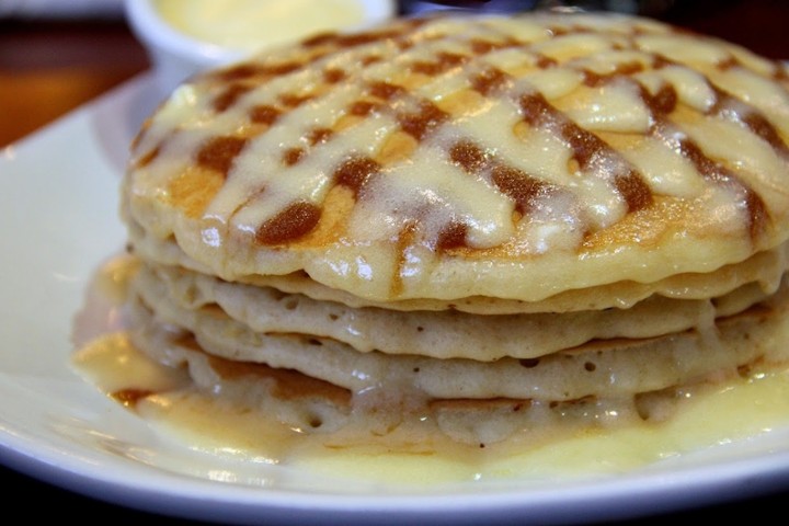 Cinnamon Roll Pancakes