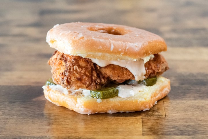 Donut Fried Chicken Sandwich