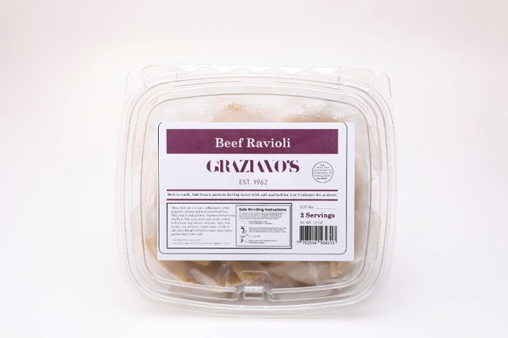 GRAZIANOS BEEF RAVIOLI