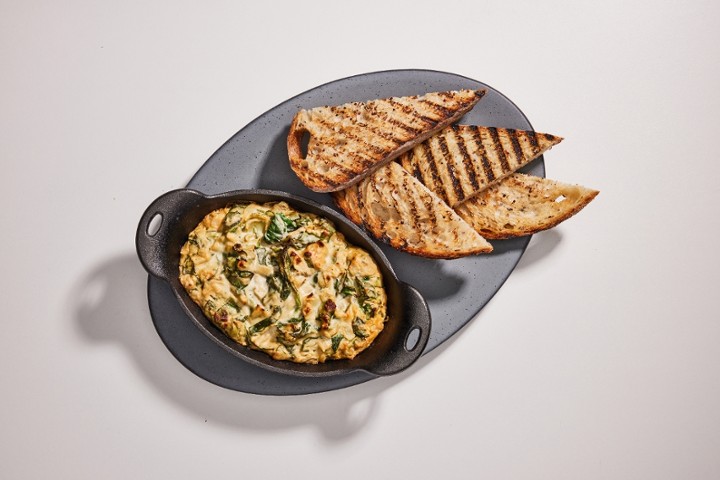 Baked Spinach + Artichoke Dip