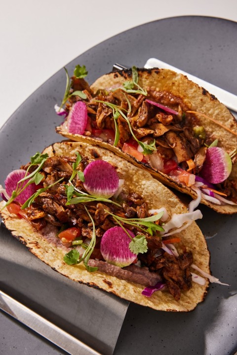 Oyster Mushroom Carnitas Tacos