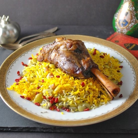 Weekend special : Lamb shank plate