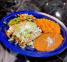 Chicken Flautas Plate