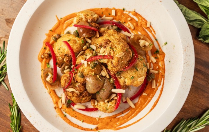 Cauliflower Romesco