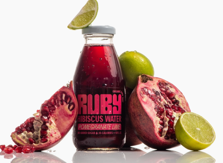 Ruby Hibiscus Bottle Pomegranate