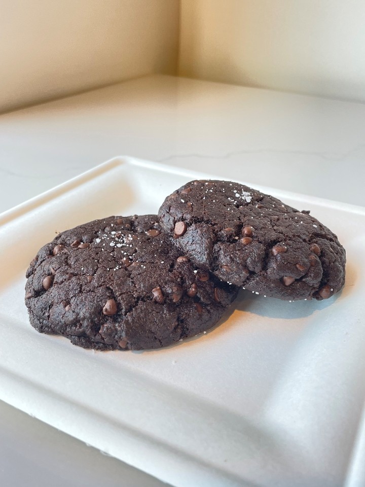 Vegan Double Chocolate Chip Cookie