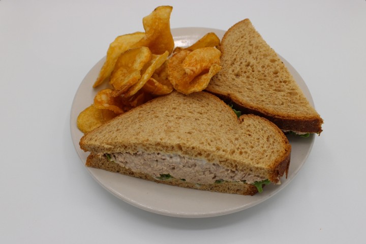 Celery & Onion Tuna Sandwich