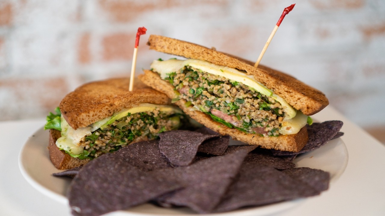 Tabouli & Avocado Sandwich*