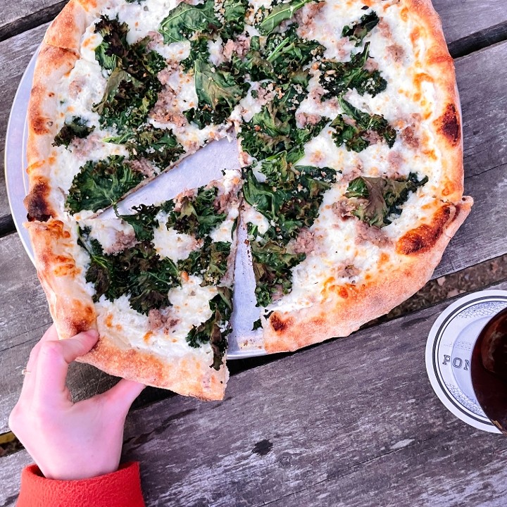 Ricotta, Kale, & Fennel Sausage Pie