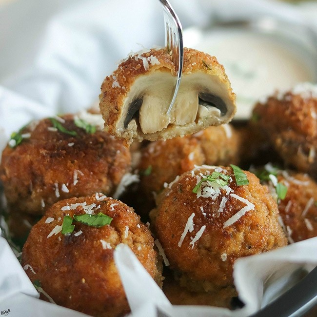 BREADED MUSHROOMS