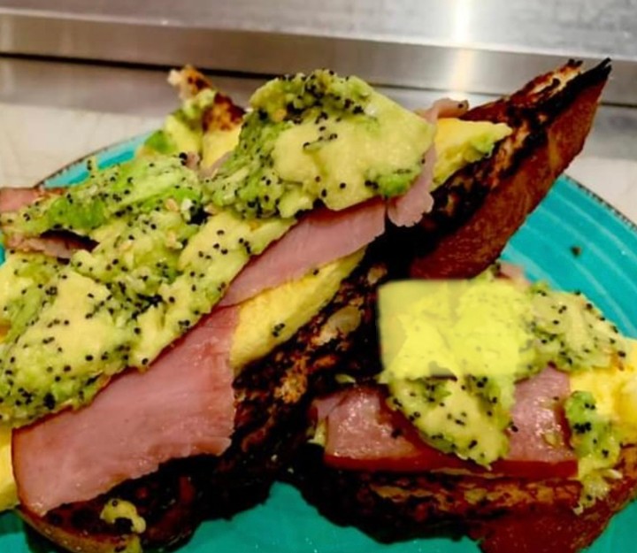 Avocado Toast on House-Made Focaccia V, DF (gluten-free available*)