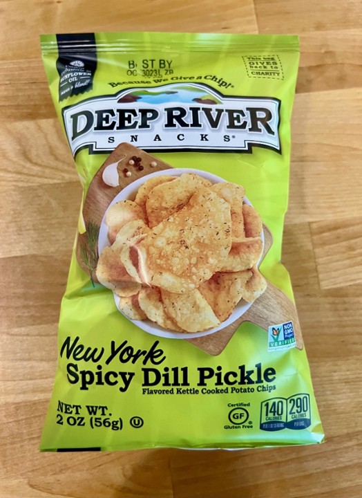 Deep River Spicy Dill Pickle Chips