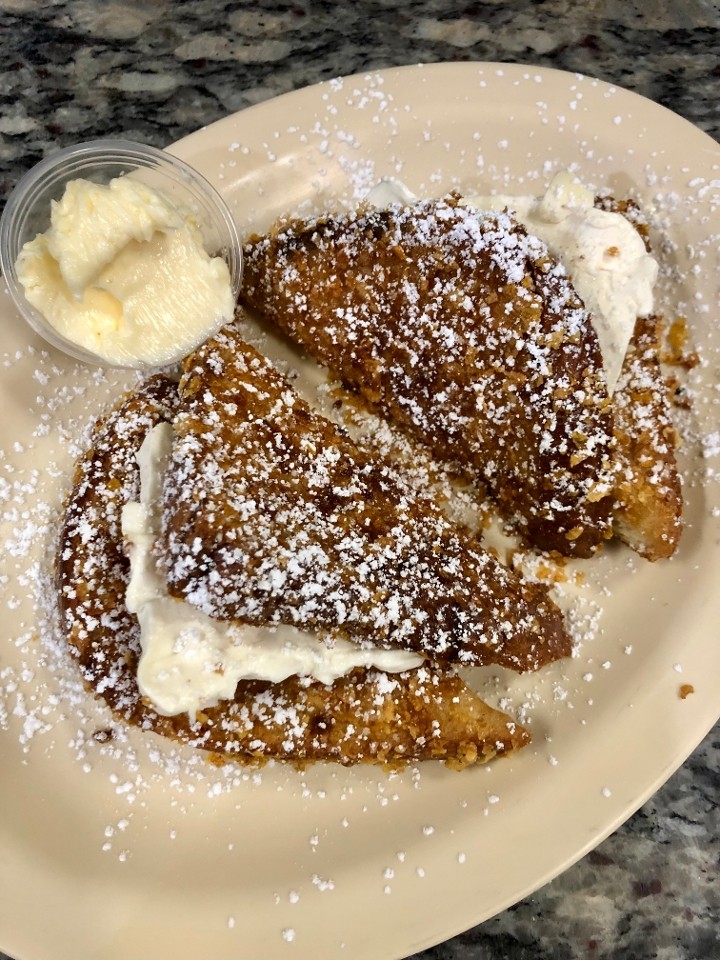 Cream Cheese Crunch French Toast