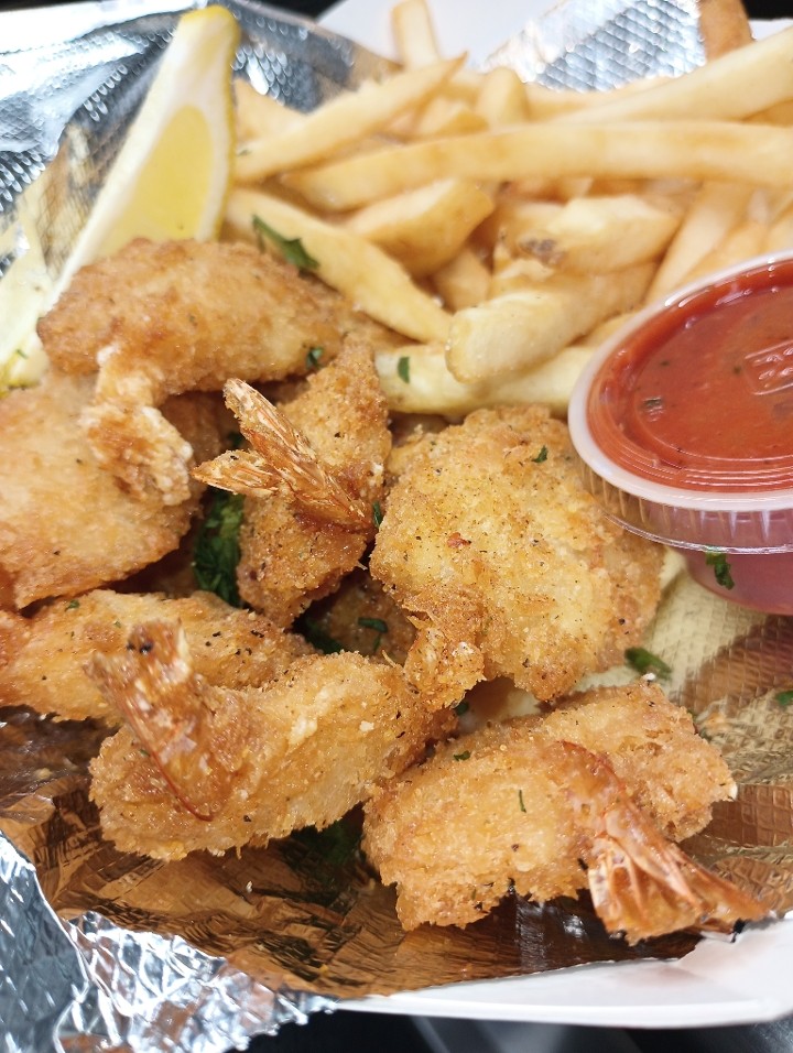 Spiced Shrimp and Frits