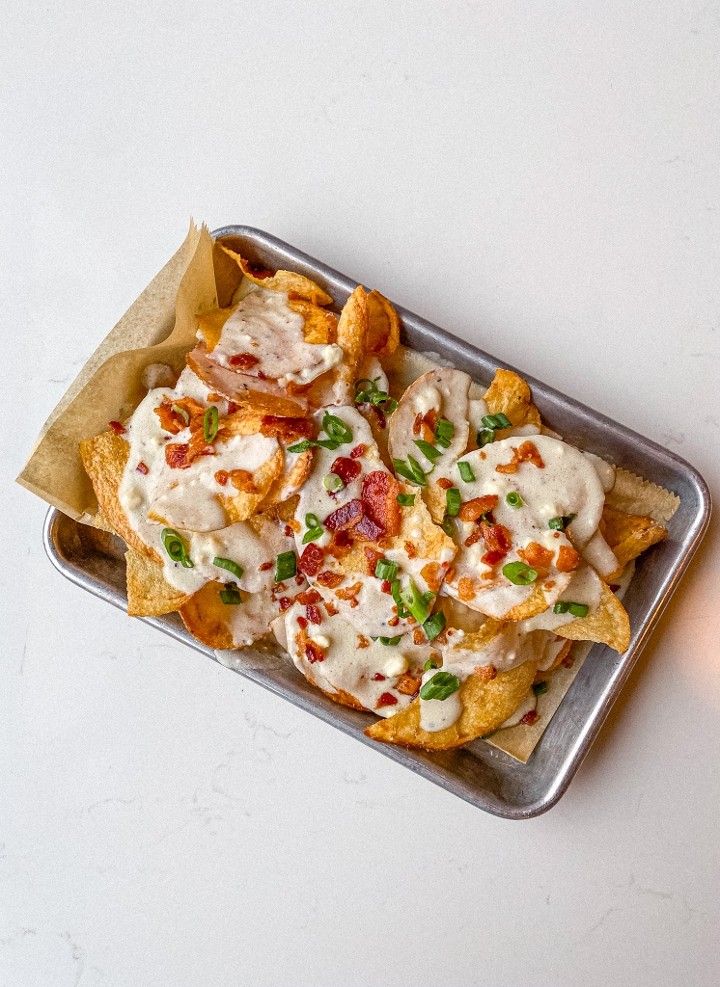 Chips and Gorgonzola
