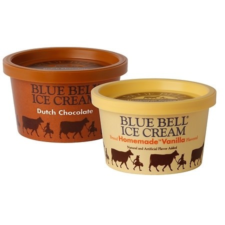 Scoop of Bluebell Vanilla Ice Cream