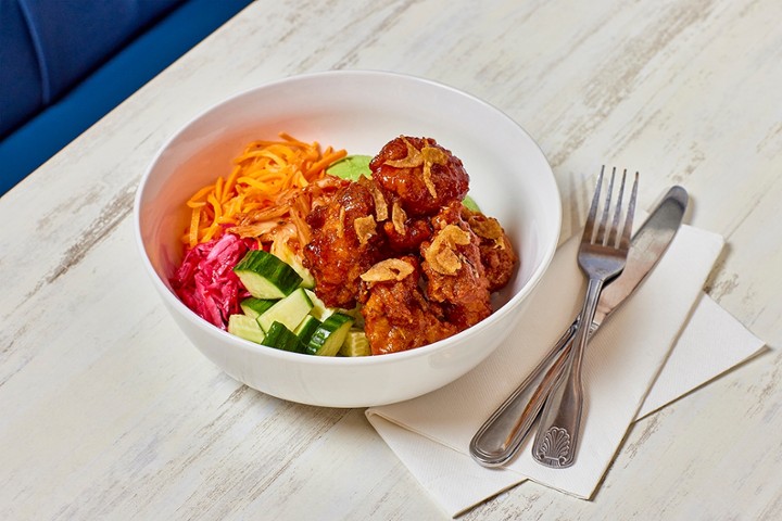 Korean Chicken Kimchi Bowl