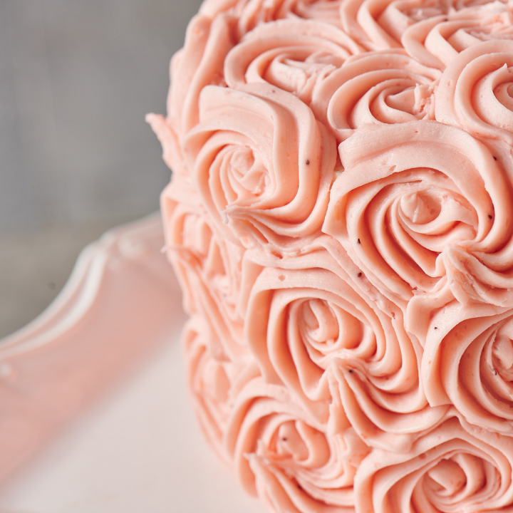 6" Rosette GF Birthday Cake