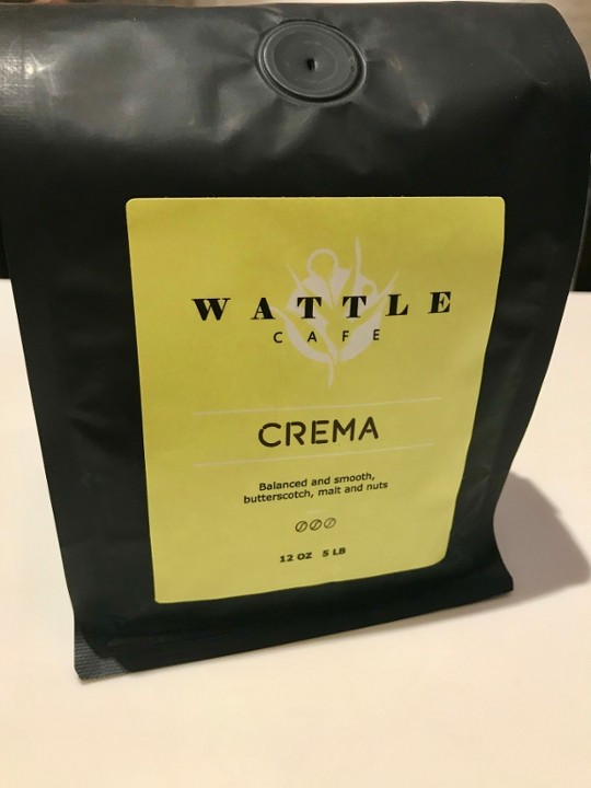 Retail Bag Crema Coffee 12oz