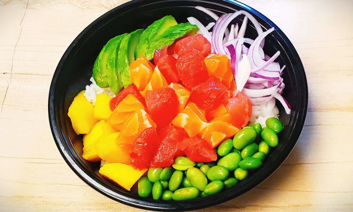 Tuna and Salmon Poke