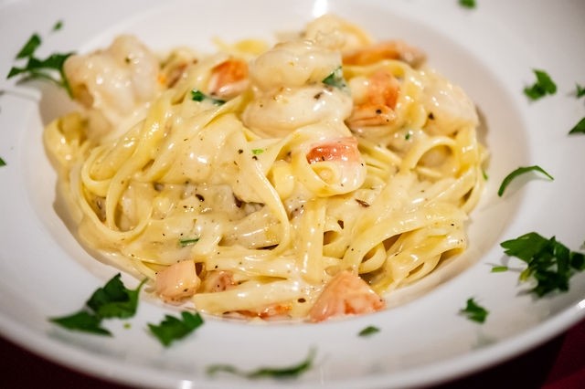 Fettuccine Con Gamberi