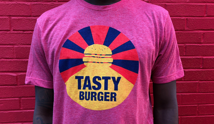 Shirt, Rising Burger