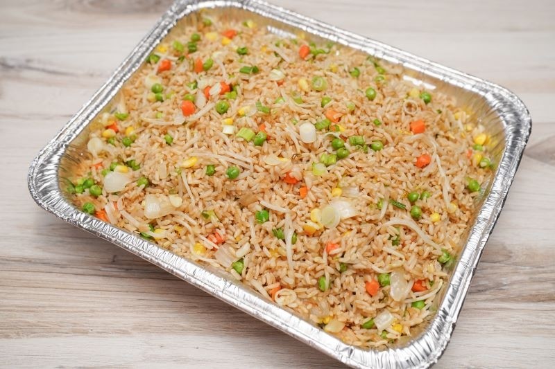 Vegetable Fried Rice Half Pan