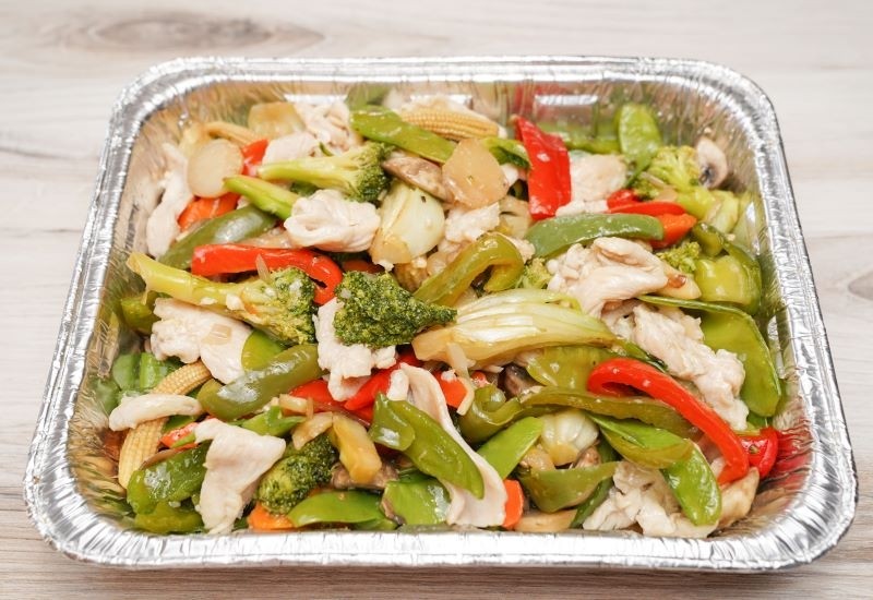 Chicken and Vegetables Half Pan