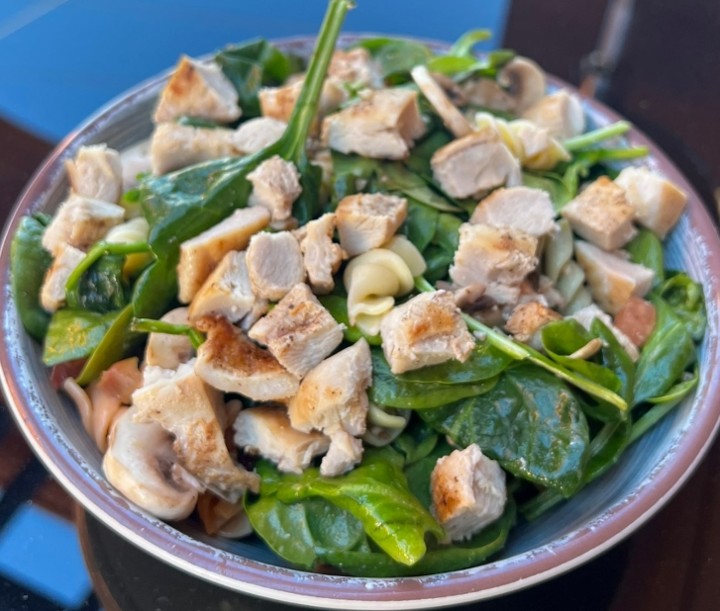 Chicken Tortellini Caprese Salad