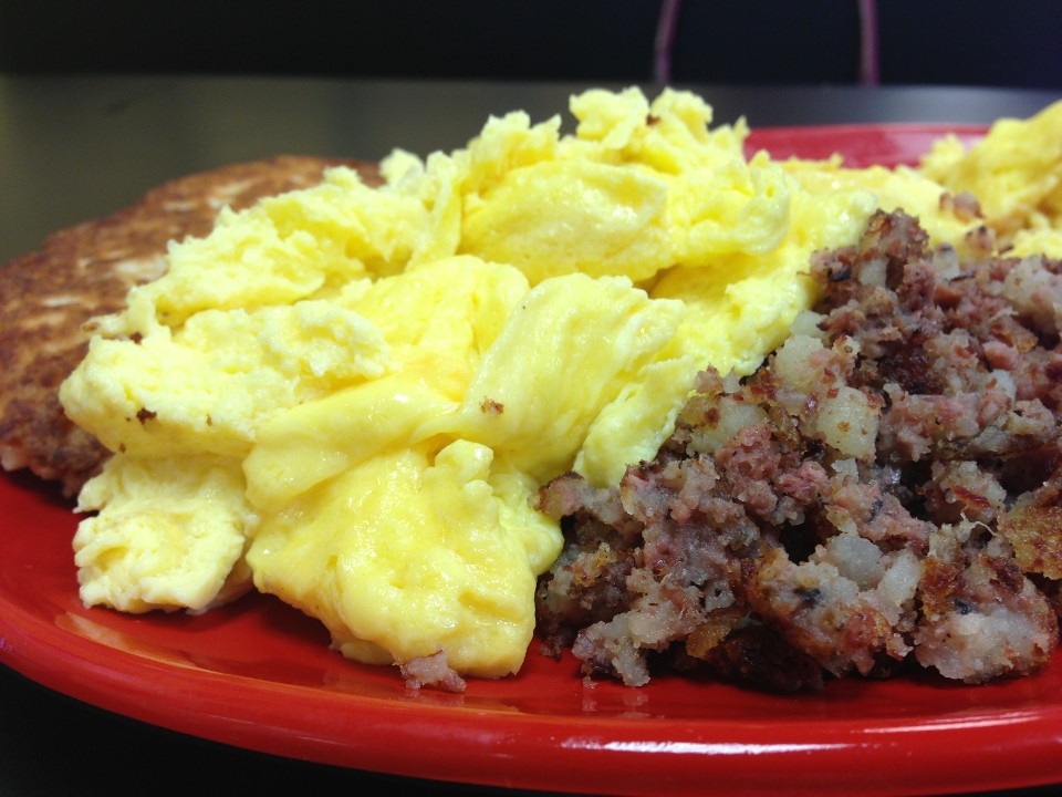Hash and Eggs w/ Latke