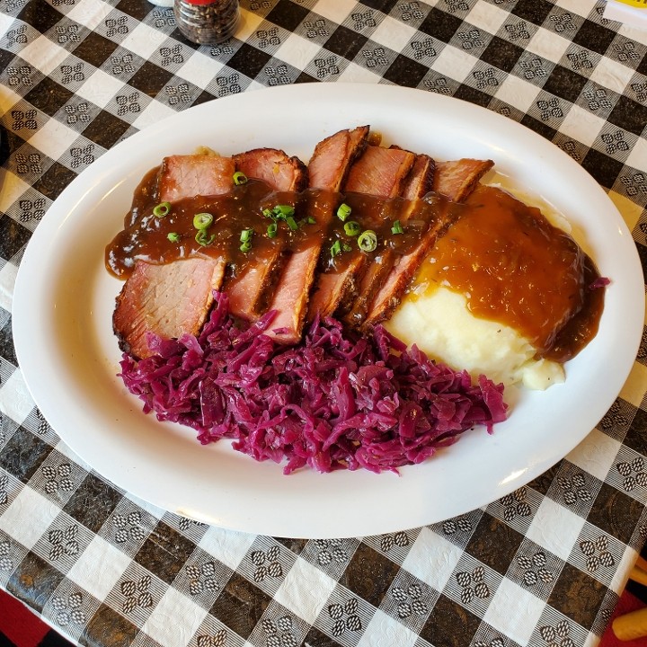 Smoked Brisket with Onion Gravy - FRIDAY SPECIAL