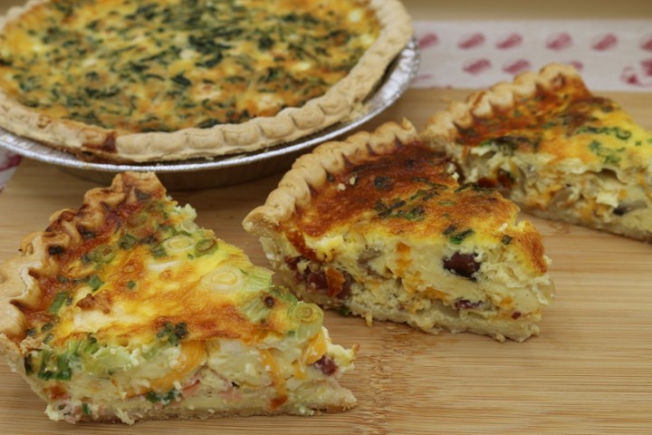 9" Spinach Onion & Feta Quiche
