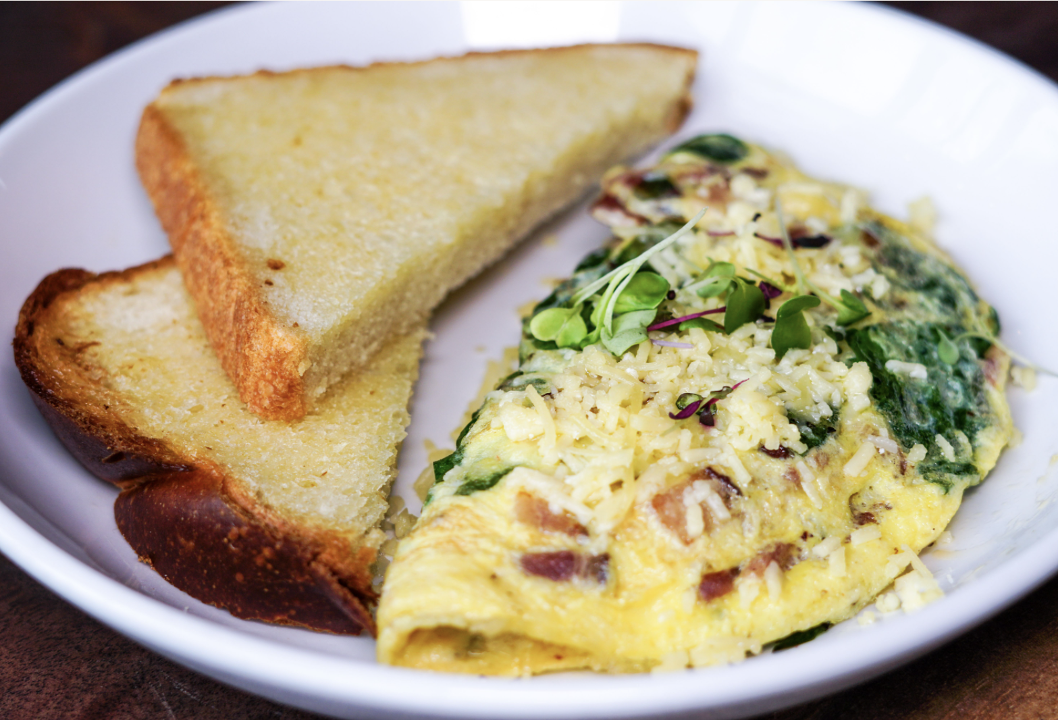Bacon and Spinach Omelette