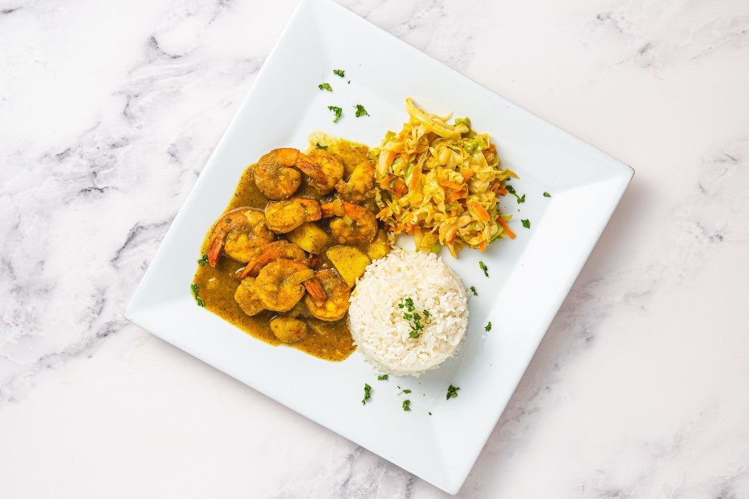 Spicy Curry Shrimp w\potatoes