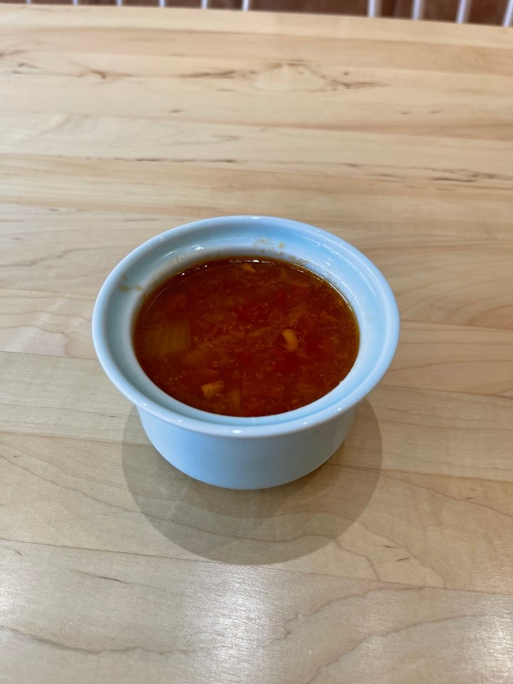 Tomato Soup (Konbu dashi, Vegan)