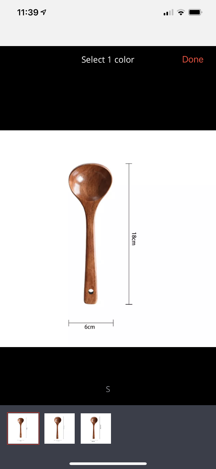 Ramen wood spoon