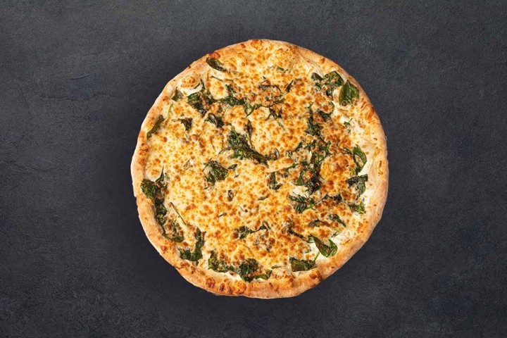 14" WHITE SPINACH RICOTTA PIZZA