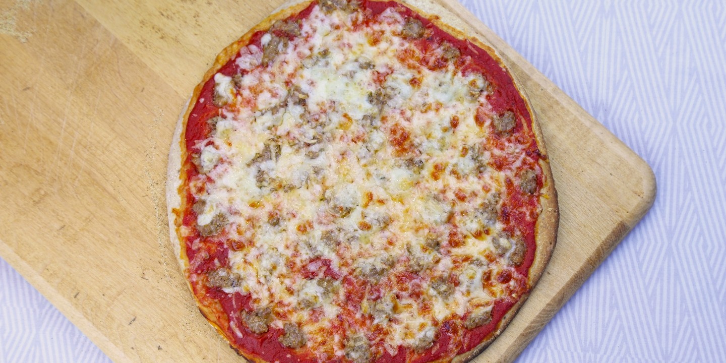 Tuscan Sausage with Three Cheeses Pizza