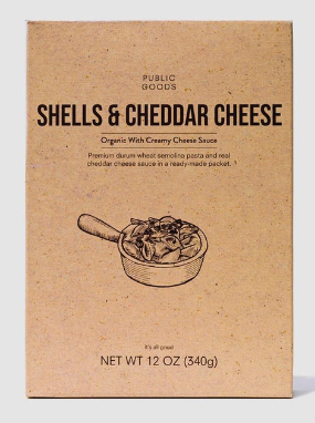Public Goods Shells & Cheddar Cheese