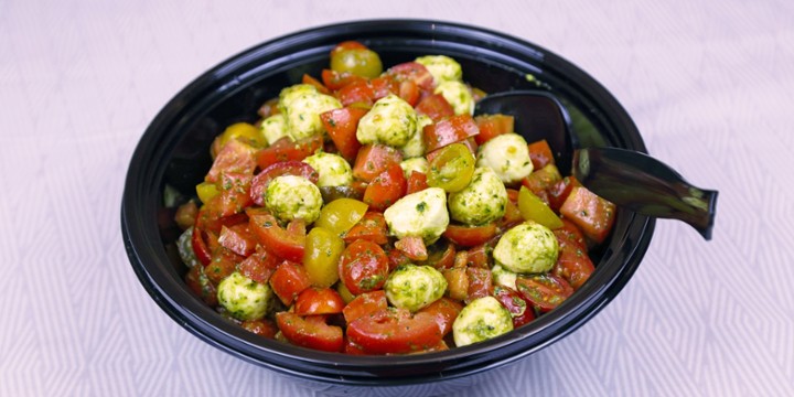 Kale Pesto Caprese Bowl