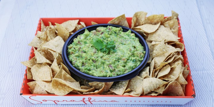 Tortilla Chips & Guacamole (serves 10-12)